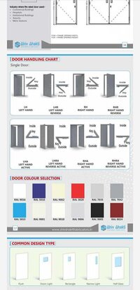 Glazed Metal Fire Rated Door