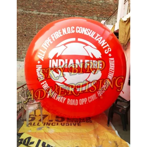 Red Advertising Sky Balloon