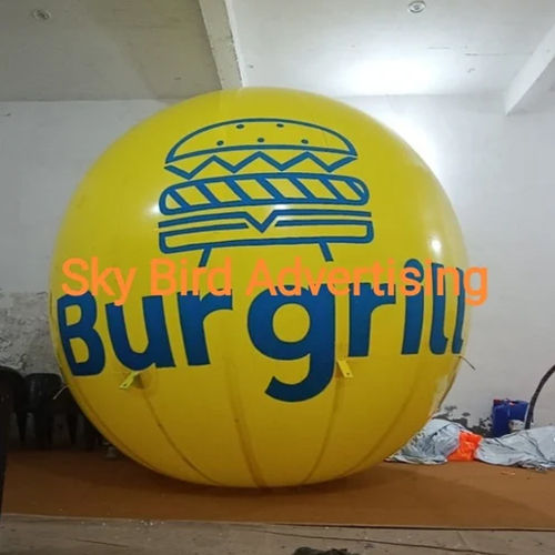 Yellow Pvc Advertising Sky Balloon - Color: Multicolor