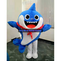 Inflatable Mascots Cartoon - 7 Feet Tall, Multicolor, Durable Material, Customizable Design For Events