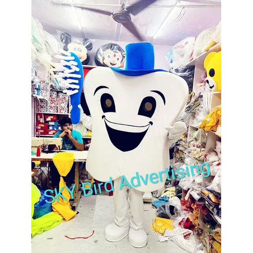 Teeth Type Inflatable Mascots Cartoon - Color: Multicolor