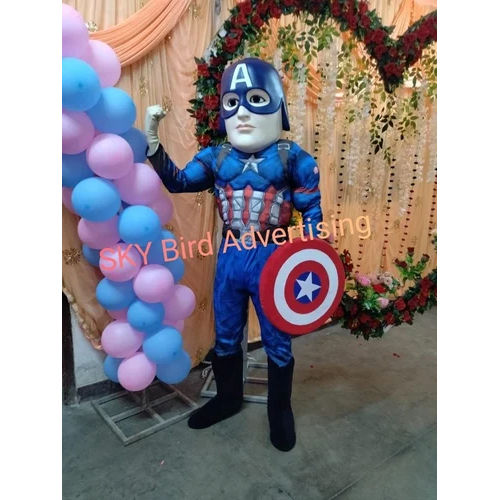 Blue Inflatable Mascots Costume Cartoon - Color: Multicolor