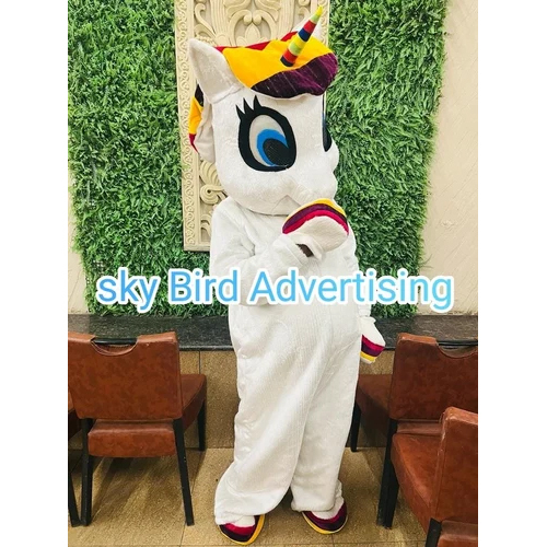 White Inflatable Mascots Costume Cartoon