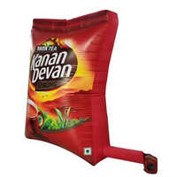 Tea Advertising Inflatable Cartoon - 10 Foot Pvc, Foldable Design For Indoor And Outdoor Events