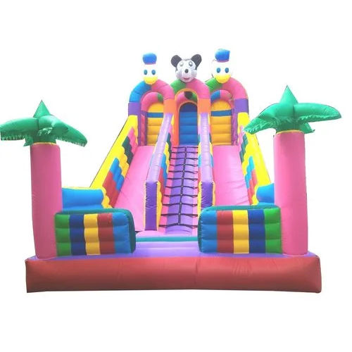 Pvc Inflatable Bounce Slide - Dimension (L*W*H): 16 Foot (Ft)