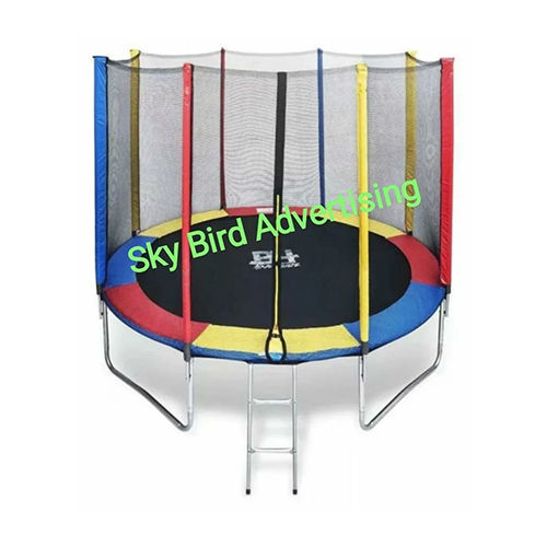 14 Feet Multi Colour Kids Jumping Trampoline - Dimension (L*W*H): 16 Foot (Ft)