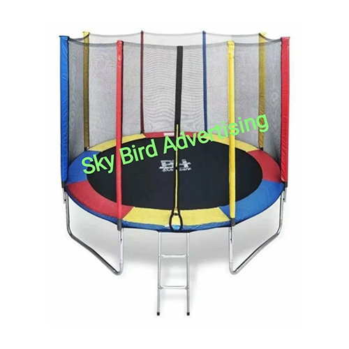 14 Feet Multi Colour Kids Jumping Trampoline