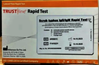 CTK TRUSTLINE SCRUB TYPHUS RAPID TEST CARD