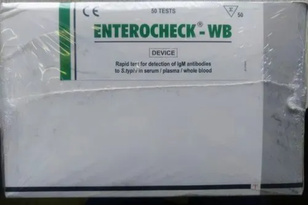 ENTEROCHECK WB TYPHOID RAPID TEST CARD