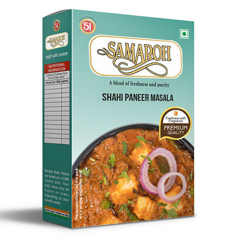 Shahi Paneer Masala - Food Grade Powder | Ideal for Dry and Cool Storage, Authentic Flavor Enhancer