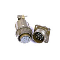 Rtex - 10 Pin Mil Grade Connector - Aluminum, 0.5 Mm Pitch Size, Single Phase, Frequency Range 50 Hz | Warranty Included