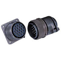Rtex Ms3102r-10sl-3p And Ms3106f-10sl-3s Ms Connectors - Color: Black