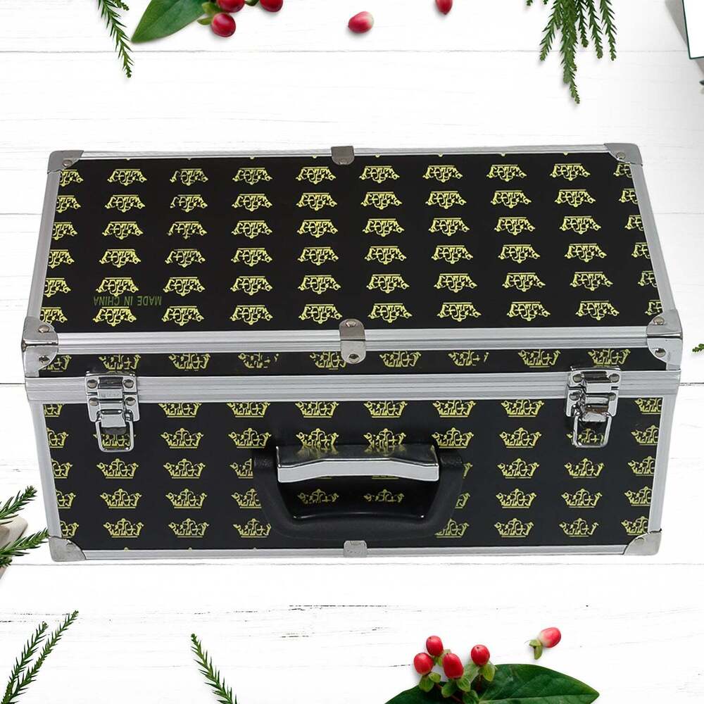 Wooden & Aluminium Multipurpose Portable Suitcase Travel Tool Boxs