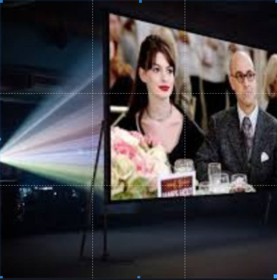 Dark Grey Rear Projection Film