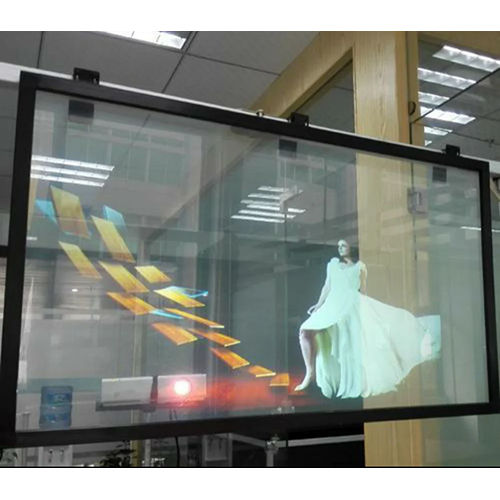 Rear Projection Transparent Holographic Film - Hardness: Rigid