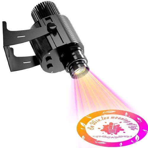 60W Gobo Logo Projector Light - Brightness: 1800 Ims