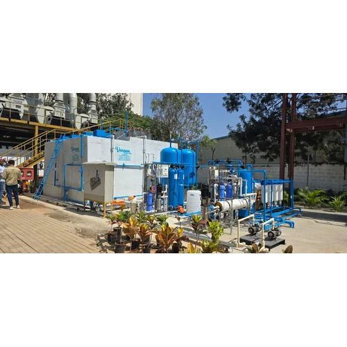 Effluent Treatment Plant With Zero Liquid Discharge System - Color: Blue