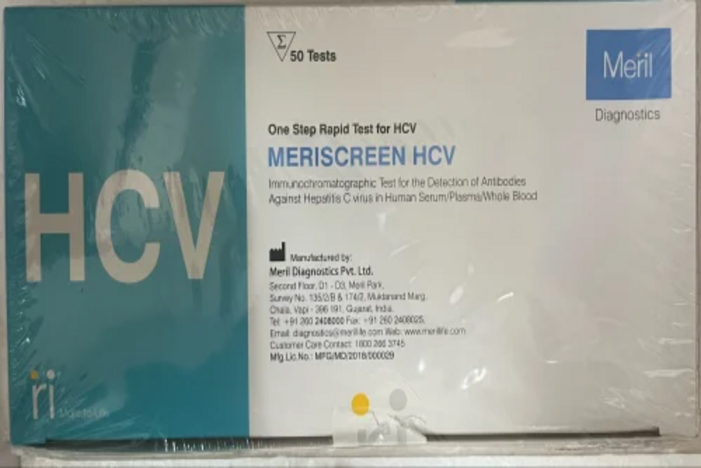 Repid Test Card Meril Hcv Rapid Test Card at 2000.00 INR in Ghaziabad | Mark Enterprises