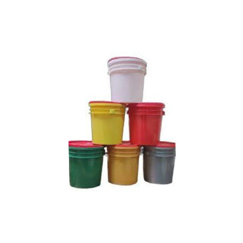 5 Kg Plastic Grease Container - Color: Multi