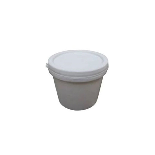 White Grease Container - PPCP Plastic, Available in 3 Sizes, Stylish White Color , Compact Round Design with Tight-Fitting Lid