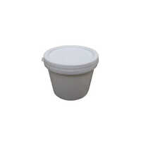 White Grease Container - Ppcp Plastic, Available In 3 Sizes, Stylish White Color , Compact Round Design With Tight-fitting Lid