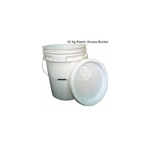 20 Kg Hdpe Grease Jar - Color: White