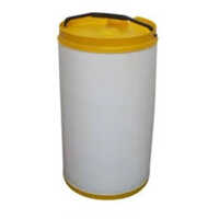26 Litre Printed Hdpe Oils Drum - High-quality Plastic, Round Shape, White Color | Durable Design, Ideal For Commercial And Industrial Use