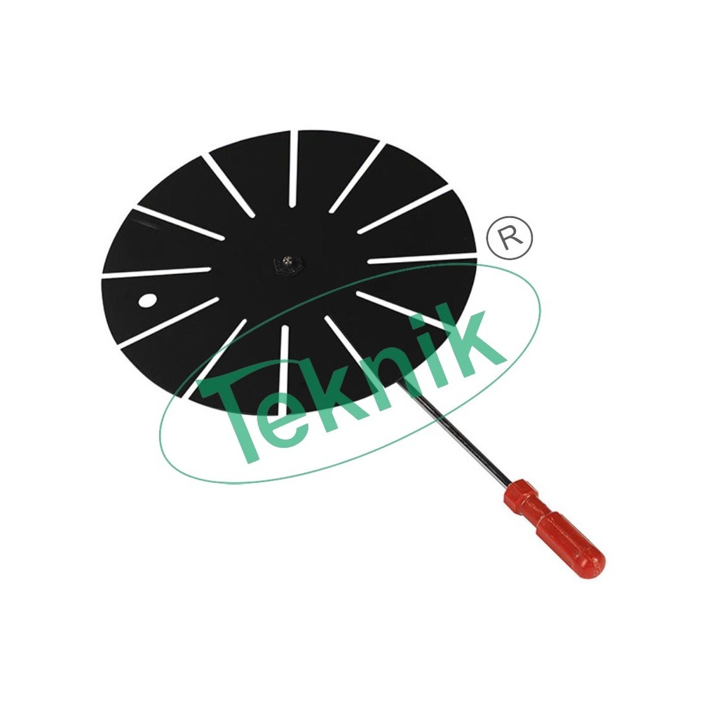 Disc With Index - For Stroboscopic Speed Measurements | General Lab Equipment, Ideal For Rotational Speed Studies