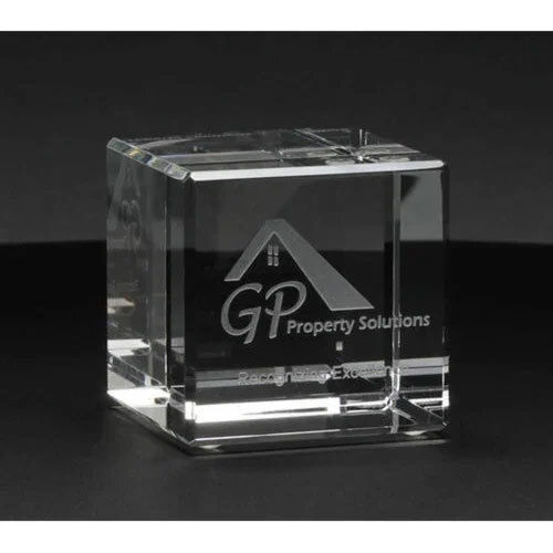 Promotional Paper Weight - Color: Transparent