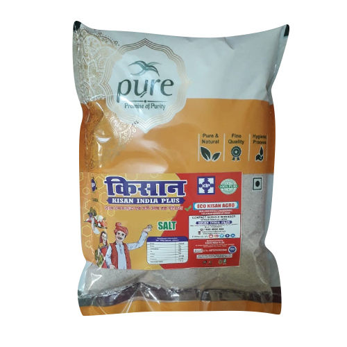 Kisan India Plus Pure Salt - Additives: Not Added