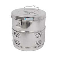 8x8 Inch Stainless Steel Dressing Drum