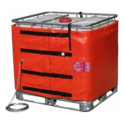 Ibc Jacket Flameproof Drum Heater - Color: Red