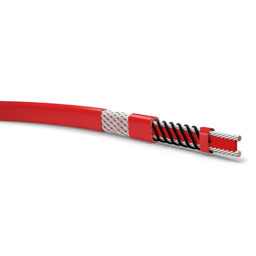 Raychem XVR Self Regulating Heat Tracing Cable - Flat Solid Conductor, Red Jacket, 120°C Rated Temperature | Industrial Application