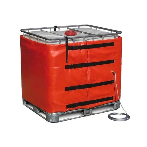 Flexible Tote Drum Heater - Color: Red