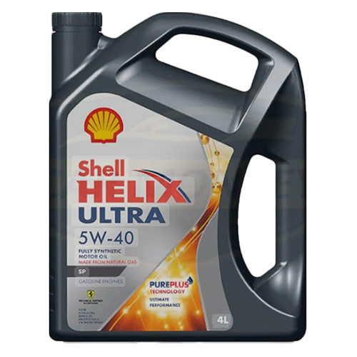 Shell Helix Ultra 5W 40 Engine Oil - Color: Light Yellow