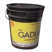 Shell Gadus Multi Purpose M160 3 Grease - Industrial Grade Engine Oil, Bucket Pack, Black Color, Sharp Smell, Water Resistant For Heavy-duty Machinery