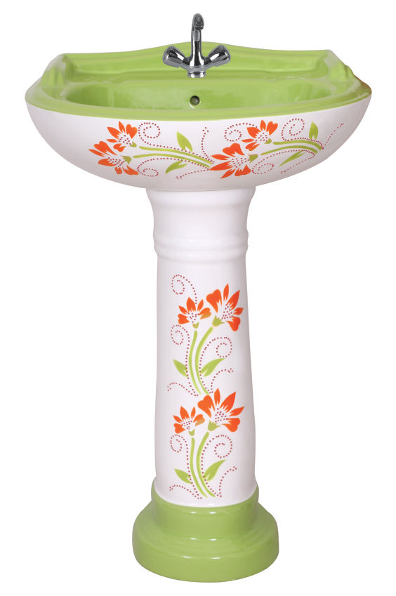 vitrosa set pedestal Basin