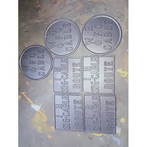 Railway Route Marker - Grey Color | Durable Design, Warranty Included