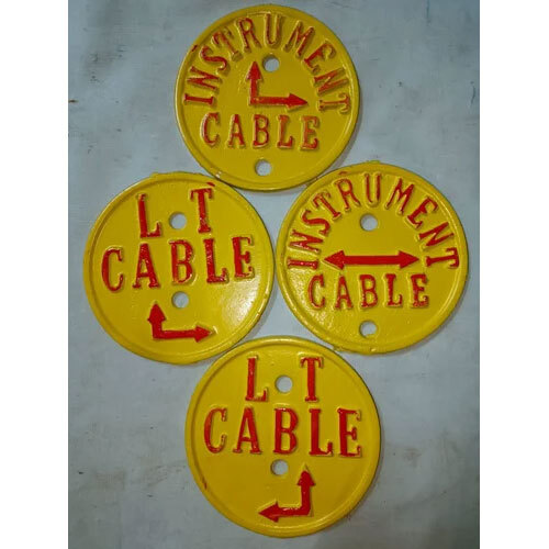 Solar cable route marker