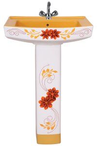 Vitrosa Set Pedestal Basin