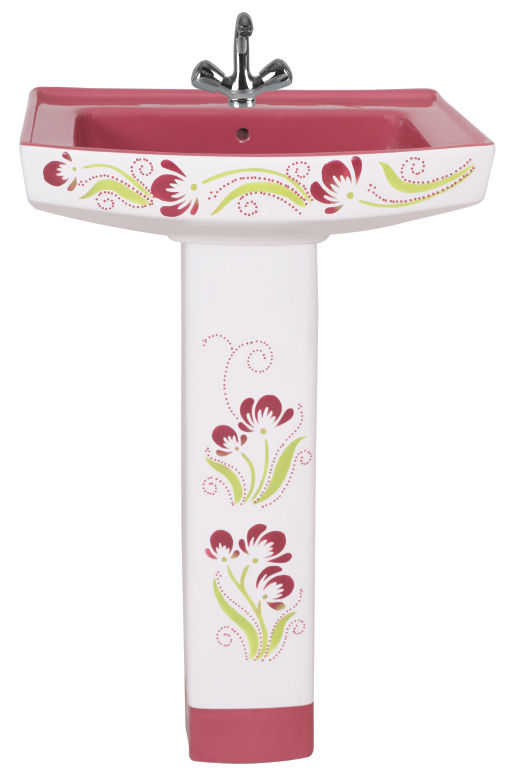 Vitrosa Set Pedestal Basin