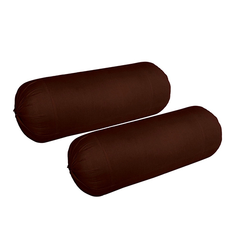 Solid Bolster Covers - Color: Brown