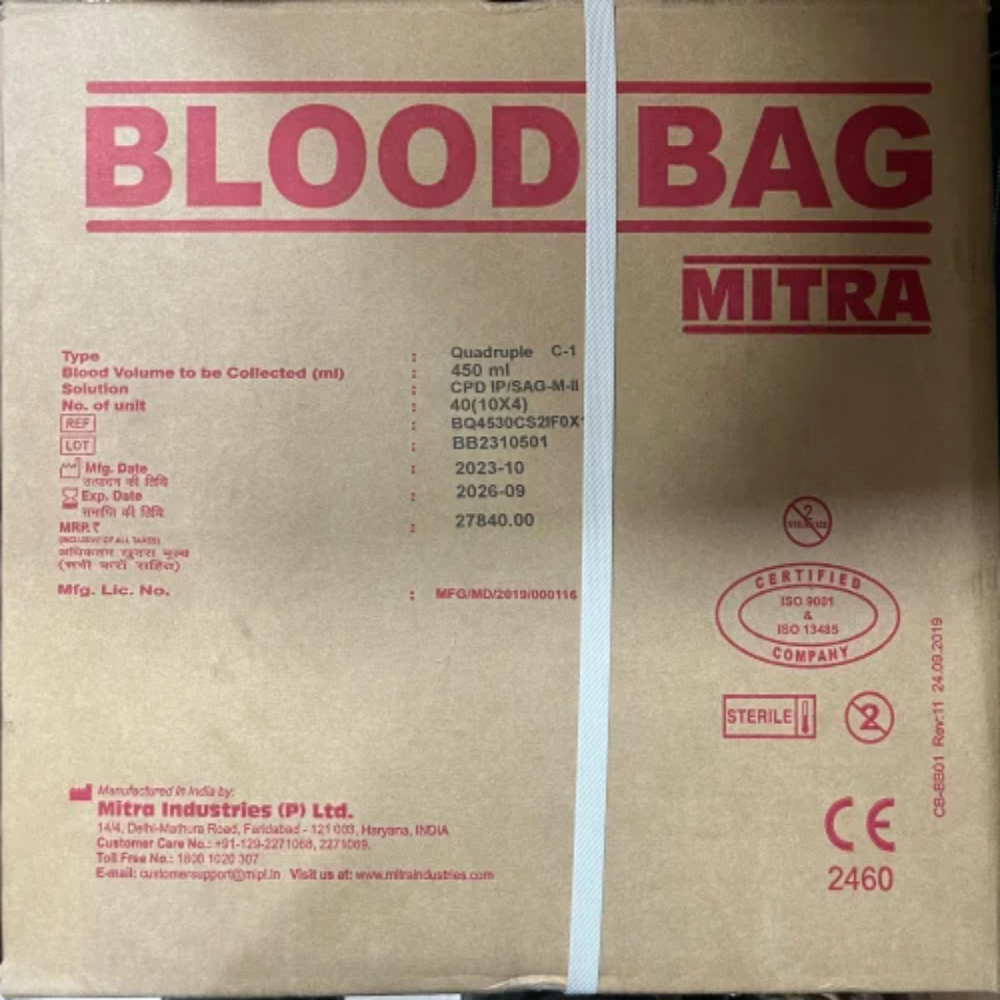 Quadruple Blood Bag