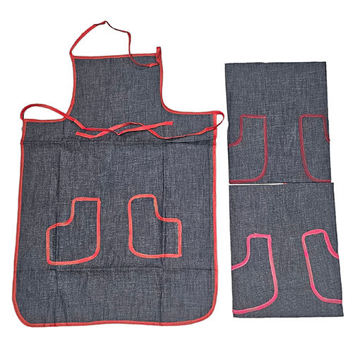 Denim Apron - Color: Grey