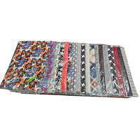 Leather Bed Server - High-quality Linen Material, Vibrant Multi-colored Printed Pattern | Stylish And Functional Breakfast Serving Solution