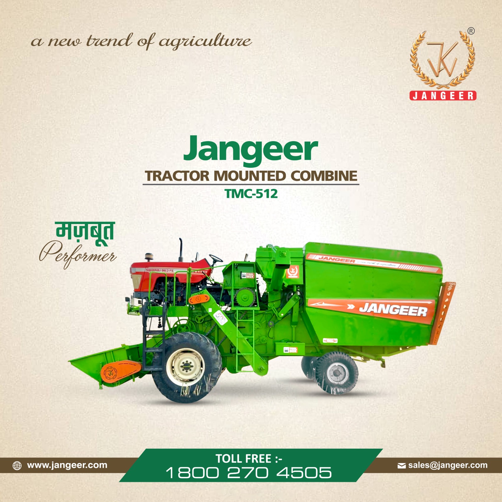 Jangeer Combine Harvester 510