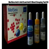 Meril Anti A, Anti B, Anti D Blood Grouping Test Kit