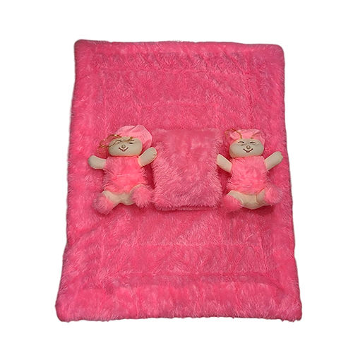 Fur Baby Blanket With Toys - Color: Multicolor