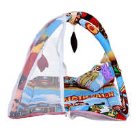 Play Gym - Cotton Material, Different Sizes | Multicolor Design for Indoor & Outdoor Fun, Enhances Visual & Cognitive Development