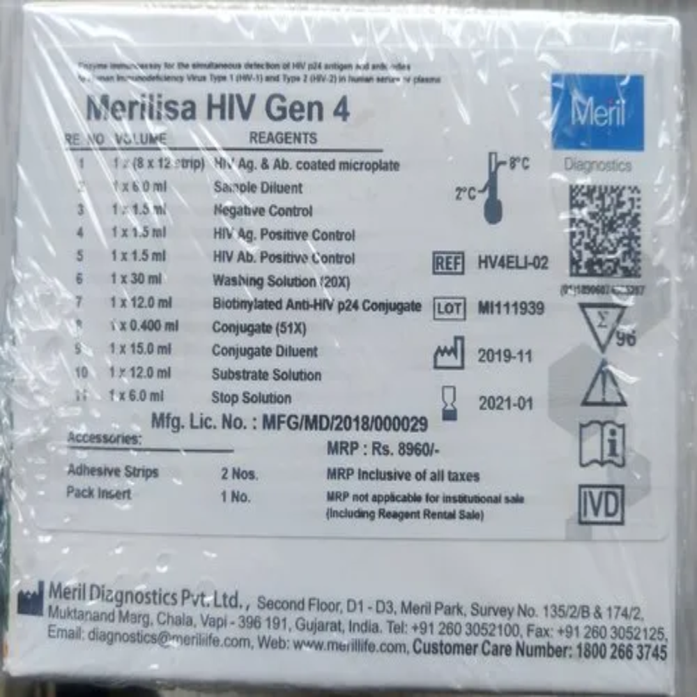 MERIL HIV ELISA TEST KIT